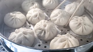 short Chinese Baozi Mold DIY Pastry Pie Steam Bun Dumpling Maker Steamed Stuffed Bun Making [upl. by Nova915]