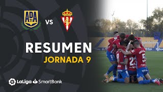 Resumen de AD Alcorcón vs Real Sporting 12 [upl. by Sevart]