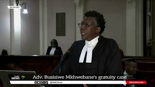 Judgment reserved in Mkhwebane R10 million gratuity matter [upl. by Kippar]