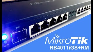 Mikrotik RB4011 iGSRM unboxing [upl. by Aicek]