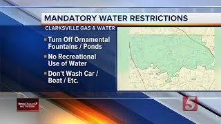 Water Leak Prompts Restrictions In Clarksville [upl. by Itoyj857]