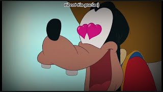 Goofy y Clarabella  Cadenas de amor  Los tres mosqueteros  LETRA Español latino [upl. by Corine]