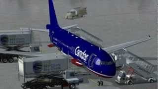 A319 Condor operated by Hamburg Airways FSX [upl. by Elli]