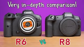 Canon R6 vs R8 InDepth Comparison plus R8 vs RP  R8 vs R6 II [upl. by Wane]