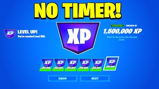 New NO TIMER Fortnite XP GLITCH to Level Up Fast in Chapter 5 Season 2 650k XP [upl. by Hsot]