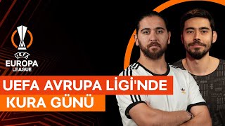 UEFA Avrupa Liginde Zorlu Eşleşmeler  Son 16 Turu Kura Çekimi Canlı Yayın [upl. by Adnawaj]