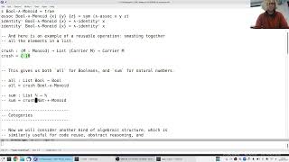 Lecture 13 Monoids and categories [upl. by Levine56]