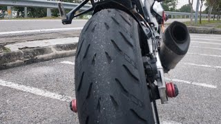 Review tayar Michelin power 5 competitor utk Bridgestone Battlax Tyre S22 amp Pirelli Rosso Corsa II [upl. by Tal]