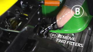 How To Change Your Transmission Oil and Filter  John Deere Compact Utility Tractors [upl. by Gretna]