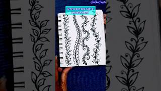 Zentangle Art for Beginners  Zentangle Border Patterns art shorts arttutorial zendoodle reels [upl. by Zephan874]