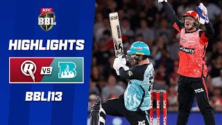 Melbourne Renegades v Brisbane Heat  BBL13 [upl. by Agon]