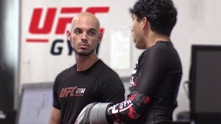 BEEFING Fighters In The UFC Gym [upl. by Eelra396]