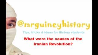 Revision Aid What were the causes of the Iranian Revolution [upl. by Domingo]