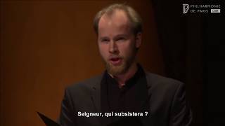 JSBach  BWV 131  Tomáš Král  Ensemble Pygmalion  Raphaël Pichon  Paris [upl. by Snowman]