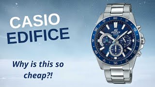 Casio Edifice EFV570D2AVUEF – Great Value Quick Unbox [upl. by Eilraep]