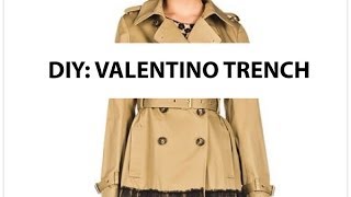 DIY Gabardina al estilo Valentino [upl. by Cnahc]