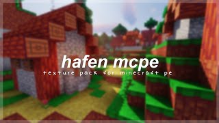 Hafen texture pack for mcpe  cute aesthetic 🍃 [upl. by Merriman592]