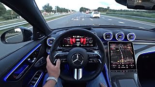 The New Mercedes C Class AMG 2024 Test Drive [upl. by Intruok]