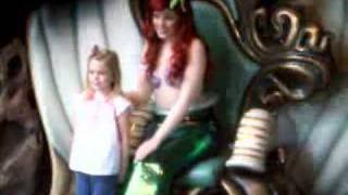 Disneyland Ariel the Little Mermaid Meet amp Greet Day 32007 [upl. by Hadwin575]