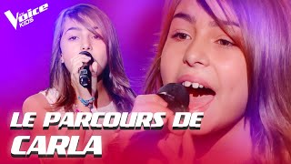 Le Parcours de Carla gagnante de la Saison 1  The Voice Kids 2014 [upl. by Benedetta]