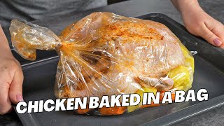 How to Cook ROAST CHICKEN in a BAG  Oven Baked Chicken with Vegetables Recipe by Always Yummy [upl. by Hodess660]