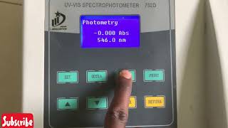 UVVIS SPECTROPHOTOMETER 725D not Zeroing  problem solved [upl. by Lachance]