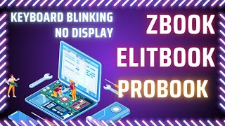 HP ELITBOOK ZBOOK PROBOOK KEYBOARD LIGHT BLINKING SOLUTIONS [upl. by Ademordna]