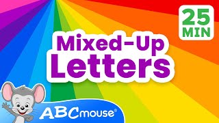 Mega Alphabet Song Compilation for TV 🎶 25 MINUTE MixedUp Letters by ABCmouse [upl. by Chelsae646]