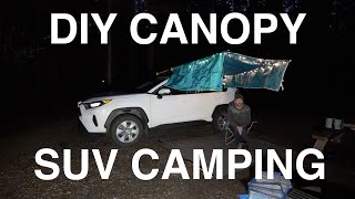 DIY Canopy SUV Camping [upl. by Stewart]