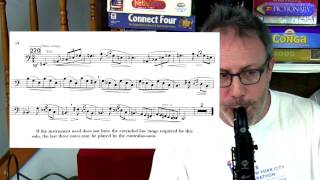 Bass Clarinet Orchestral Excerpt Khachaturian Piano Concerto [upl. by Normalie]