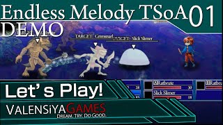 Lets Play Endless Melody TSoA Demo 01 [upl. by Kcirdot]