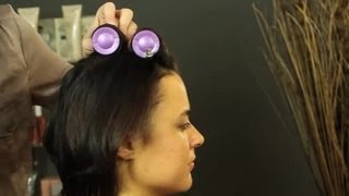 How to Use Hot Rollers in Short Hair  ShoulderLength amp Short Hairstyles [upl. by Endys]