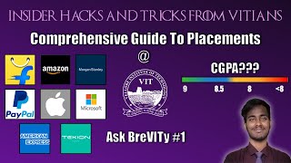 CGPA  The Elephant In The Room  All You Need To Know About Placements As A VITian [upl. by Volin]