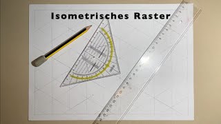 Isometrisches Raster zeichnen [upl. by Auqined]