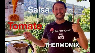 SALSA DE TOMATE CASERA EN THERMOMIX Receta Fácil  GUILLE RODRIGUEZ [upl. by Yllac881]