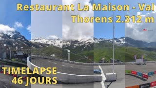 Val Thorens  Les 3 Vallées ⏩ Timelapse 46 jours [upl. by Clemmy]