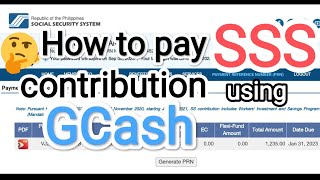 How to pay SSS contributions using Gcash 2023 update [upl. by Lindblad]