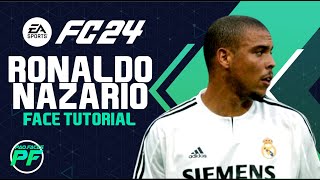 EA FC 24 FACE RONALDO NAZARIO  Pro Clubs Face Creation  CAREER MODE  LOOKALIKE [upl. by Inalej]