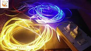 LED STRIP LIGHTS CUT amp CONNECT FULL VIDEO in HINDI  WATERPROOF LED [upl. by Julieta949]