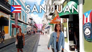 🇵🇷 HISTORIC OLD SAN JUAN Puerto Rico San Juan Walking Tour 4K [upl. by Lachance]