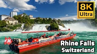 RHINE FALLS  Switzerland Walk tour 8K [upl. by Daniele]