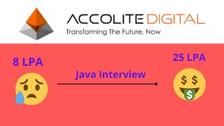 Accolite Java Interview  Latest Java Interview Questions Answers [upl. by Rosenkrantz]