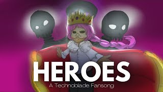 Heroes  Technoblade Spawns Withers  A Dream SMP Fansong [upl. by Oicnerolf]