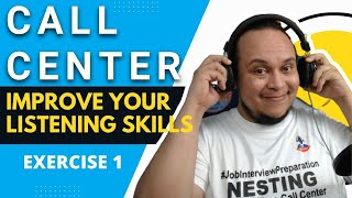 Improve Active Listening for Call Center Agents  TEST 1 [upl. by Rramaj326]