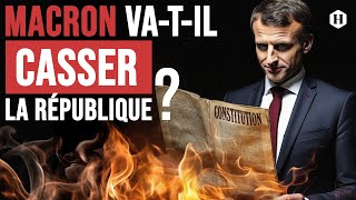 Macron vatil casser la République  La chronique vidéo dOsonsCauser [upl. by Atin519]