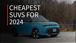 Canada’s 5 cheapest SUVs and crossovers for 2024  Drivingca [upl. by Asilat320]