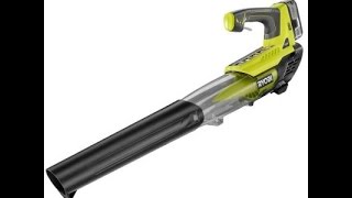 Ryobi 18Volt Cordless Jet Fan Blower P2180 Review [upl. by Skeie]