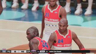 【2K25 NBA】FIBA USAvs 2000s All Star [upl. by Refynnej]