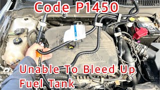 Ford Fusion Ecoboost Purge Valve Replace  Code P1450  Easy Job MUST WATCH [upl. by Koppel]