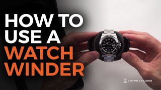 How to use a Watch Winder [upl. by Marv]